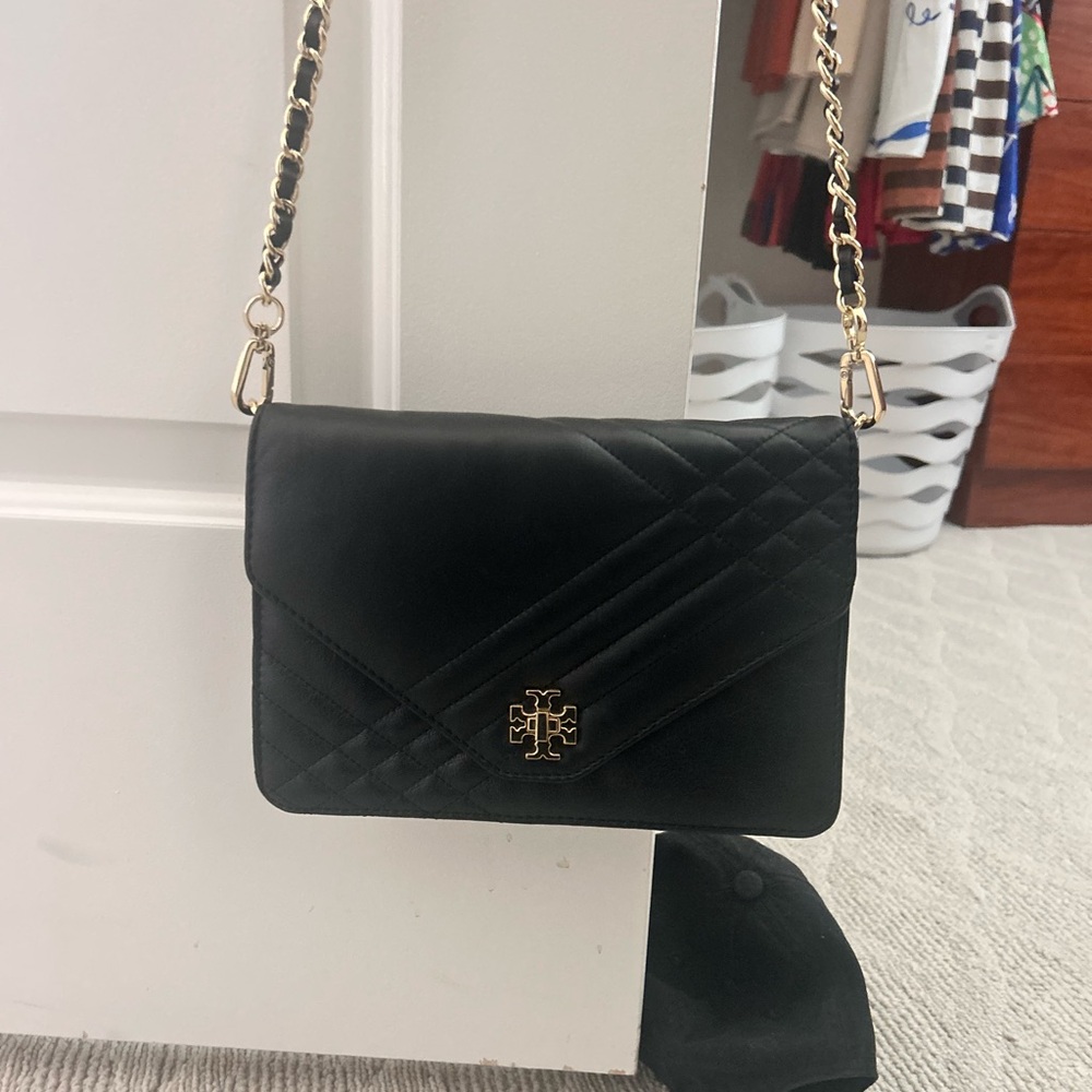 Black Quilted Crossbody Bag